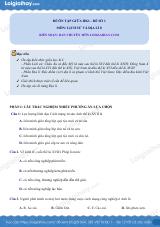 Đề kiểm tra giữa kì 1 Lịch sử và Địa lí 8 - Đề số 1